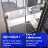 imageArt3d 2 Pack 18quot Thick Plexiglass Sheets  36quot x 24quot PET Clear Acrylic Sheets for Art DesignCraft Projects Signs DIY in Home Wedding FestivalPartyOffice29 x 59  6mm Thick