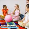 imageArt3d Liquid Fusion Activity Play Centers for Children Toddler Teens 12quot X 12quot Pack of 9 TilesBluered blueyellow orangered purpleblack