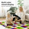 imageArt3d Liquid Fusion Activity Play Centers for Children Toddler Teens 12quot X 12quot Pack of 9 TilesGreen purpule bluered yellow