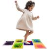imageArt3d Liquid Fusion Activity Play Centers for Children Toddler Teens 12quot X 12quot Pack of 9 TilesGreenyellow orange bluered pink blueyellow yellowblack red blue purpleblack