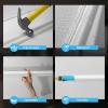 imageArt3d PreCut Wall Molding Set of 6 pcs ReadytoAssemble Wainscoting Panels for Interior Wall Dcor Living Room Bedroom Accent Wall  Installed with Glue 3 Top 3 BottomWhite Style 4