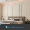 imageArt3d PreCut Wall Molding Set of 6 pcs ReadytoAssemble Wainscoting Panels for Interior Wall Dcor Living Room Bedroom Accent Wall  Installed with Glue 3 Top 3 BottomWhite Style 2