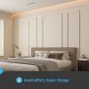 imageArt3d PreCut Wall Molding Set of 6 pcs ReadytoAssemble Wainscoting Panels for Interior Wall Dcor Living Room Bedroom Accent Wall  Installed with Glue 3 Top 3 BottomWhite Style 4