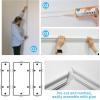 imageArt3d PreCut Wall Molding Set of 6 pcs ReadytoAssemble Wainscoting Panels for Interior Wall Dcor Living Room Bedroom Accent Wall  Installed with Glue 3 Top 3 BottomWhite Style 4