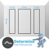 imageArt3d PreCut Wall Molding Set of 6 pcs ReadytoAssemble Wainscoting Panels for Interior Wall Dcor Living Room Bedroom Accent Wall  Installed with Glue 3 Top 3 BottomWhite Style 4