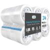 imageArt3d 6 Rolls Carton Sealing Tape Heavy Duty Clear Packing Tape 188quot x 55 yds 2 mil Thick3 Core