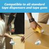 imageArt3d 6 Rolls Carton Sealing Tape Heavy Duty Clear Packing Tape 188quot x 55 yds 2 mil Thick3 Core