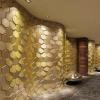 imageArt3d Decorative 3D Wall Panels in Diamond Design 12quotx12quot Matt White 33 PackGold