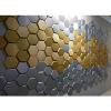 imageArt3d Decorative 3D Wall Panels in Diamond Design 12quotx12quot Matt White 33 PackGold