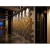 imageArt3d Decorative 3D Wall Panels in Diamond Design 12quotx12quot Matt White 33 PackGold