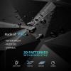 imageArt3d Decorative 3D Wall Panels in Diamond Design 12quotx12quot Matt White 33 PackMatte Black