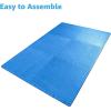 imageArt3d Eva Puzzle Exercise Mats 12 Thick Foam Interlocking Tiles for Gyms Flooring Workout Gym Equipments Pack of 6Blue