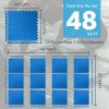 imageArt3d Eva Puzzle Exercise Mats 12 Thick Foam Interlocking Tiles for Gyms Flooring Workout Gym Equipments Pack of 6Blue