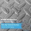 imageArt3d Eva Puzzle Exercise Mats 12 Thick Foam Interlocking Tiles for Gyms Flooring Workout Gym Equipments Pack of 6Grey