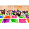 imageArt3d Liquid Sensory Floor Tiles 30 x 30 cm Playroom Dance Floor Square Colourful 4 TilesMulticoloured