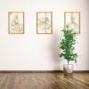 imageArt3d Set of 3 Black Metal Wall art Wall Decor for Living roomDining RoomHallway Dance Room Line Art Wall DcorDancer theme Wall Art StyleGold