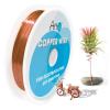 imageArt3d 18 Gauge 60 FT 999 Pure Soft Copper Wire for Electroculture Gardening Jewelry Making Beading Science Projects DIY Artwork 1 RollPure Copper  for Electroculture