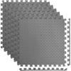 imageArt3d Eva Puzzle Exercise Mats 12 Thick Foam Interlocking Tiles for Gyms Flooring Workout Gym Equipments Pack of 6Grey