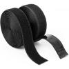 imageArt3d 16 Sets Hook and Loop Tape Sticky Back1 inx 4 in DoubleSided Adhesive StripHeavy DutyBlack