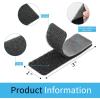 imageArt3d 16 Sets Hook and Loop Tape Sticky Back1 inx 4 in DoubleSided Adhesive StripHeavy DutyBlack
