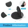 imageArt3d 16 Sets Hook and Loop Tape Sticky Back1 inx 4 in DoubleSided Adhesive StripHeavy DutyBlack