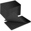 imageArt3d 16 Sets Hook and Loop Tape Sticky Back1 inx 4 in DoubleSided Adhesive StripHeavy DutyBlack