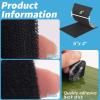 imageArt3d 16 Sets Hook and Loop Tape Sticky Back1 inx 4 in DoubleSided Adhesive StripHeavy DutyBlack