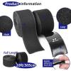 imageArt3d 16 Sets Hook and Loop Tape Sticky Back1 inx 4 in DoubleSided Adhesive StripHeavy DutyBlack