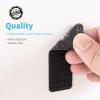 imageArt3d 16 Sets Hook and Loop Tape Sticky Back1 inx 4 in DoubleSided Adhesive StripHeavy DutyBlack