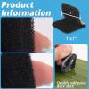 imageArt3d 16 Sets Hook and Loop Tape Sticky Back1 inx 4 in DoubleSided Adhesive StripHeavy DutyBlack