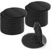 imageArt3d 16 Sets Hook and Loop Tape Sticky Back1 inx 4 in DoubleSided Adhesive StripHeavy DutyBlack