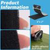 imageArt3d 16 Sets Hook and Loop Tape Sticky Back1 inx 4 in DoubleSided Adhesive StripHeavy DutyBlack