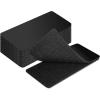 imageArt3d 16 Sets Hook and Loop Tape Sticky Back1 inx 4 in DoubleSided Adhesive StripHeavy DutyBlack