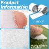 imageArt3d 16 Sets Hook and Loop Tape Sticky Back1 inx 4 in DoubleSided Adhesive StripHeavy DutyWhite