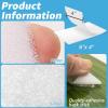 imageArt3d 16 Sets Hook and Loop Tape Sticky Back1 inx 4 in DoubleSided Adhesive StripHeavy DutyWhite