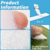 imageArt3d 16 Sets Hook and Loop Tape Sticky Back1 inx 4 in DoubleSided Adhesive StripHeavy DutyWhite