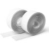 imageArt3d 16 Sets Hook and Loop Tape Sticky Back1 inx 4 in DoubleSided Adhesive StripHeavy DutyWhite
