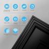 imageArt3d PVC Ceiling Tiles 2x2 Plastic Sheet in Argent Silver 12PackBlack