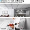 imageArt3d PVC Ceiling Tiles 2x2 Plastic Sheet in Argent Silver 12PackSilver