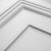 imageArt3d PVC Ceiling Tiles 2x2 Plastic Sheet in Argent Silver 12PackWhite