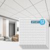 imageArt3d 10Pack Smooth Drop Ceiling Tile 2ft x 4ft  FireRated Waterproof Reusable  Premium PVC No Sag and Breakage  Cover 80 Sq Ft BlackWhite  acoustic