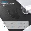 imageArt3d 36Pack 54 Sqft Peel and Stick Floor Tiles Vinyl Plank Flooring Wood Look Adhesive and Waterproof Tile Sticker for Bedroom Living Room Kitchen RV in Old WoodBlack