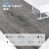 imageArt3d 36Pack 54 Sqft Peel and Stick Floor Tiles Vinyl Plank Flooring Wood Look Adhesive and Waterproof Tile Sticker for Bedroom Living Room Kitchen RV in Old WoodEbony