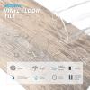 imageArt3d 36Pack 54 Sqft Peel and Stick Floor Tiles Vinyl Plank Flooring Wood Look Adhesive and Waterproof Tile Sticker for Bedroom Living Room Kitchen RV in Old WoodOld Wood