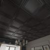 imageArt3d Drop Ceiling Tiles 24x48in Black 12PackBlack