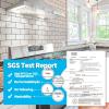 imageArt3d Peel and Stick Backsplash 10Pack Thickened Stick on Subway Tiles Faux Ceramic Tiles for Kitchen Bathroom White with Black GroutWhite with Black Grout