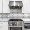 imageArt3d Peel and Stick Backsplash 10Pack Thickened Stick on Subway Tiles Faux Ceramic Tiles for Kitchen Bathroom White with Black GroutWhite with Black Grout