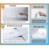 imageArt3d Peel and Stick Backsplash 10Pack Thickened Stick on Subway Tiles Faux Ceramic Tiles for Kitchen Bathroom White with Black GroutWhite with Black Grout