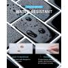 imageArt3d Peel and Stick Backsplash for Kitchen White Subway 10 Tiles Thicker DesignBlack