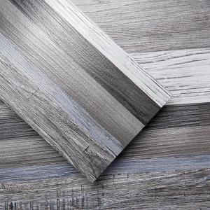 imageArt3d 36Pack 54 Sqft Peel and Stick Floor Tiles Vinyl Plank Flooring Wood Look Adhesive and Waterproof Tile Sticker for Bedroom Living Room Kitchen RV in Old WoodGrey